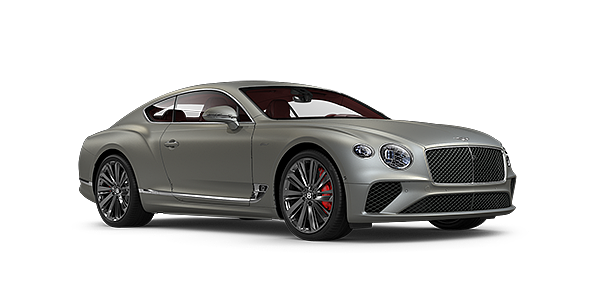 Bentley Surrey Bentley GT Speed coupe in Extreme Silver paint front 34